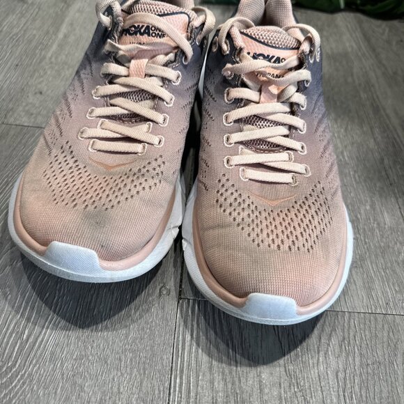 Hoka One One Womens Hupana EM 1099737 DPMIN Pink Running Shoes Sneakers Sz 6.5 - Picture 3 of 9